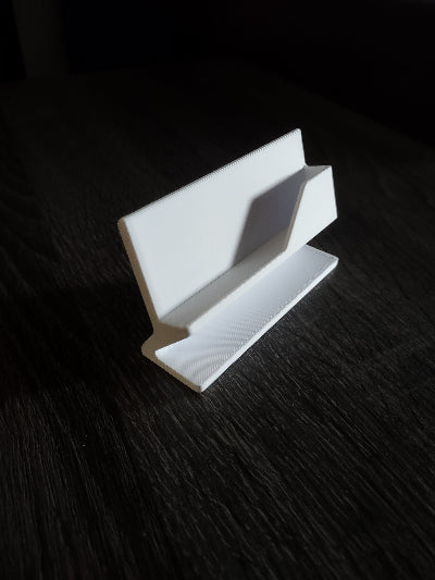 3D Printed Modern Business Card Holder - Minimalist Desk Organizer for Office & Professional Use