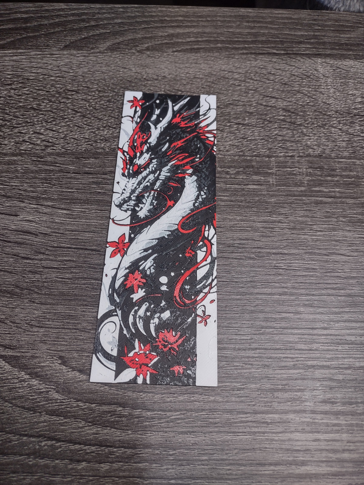 3D Printed Dragon Bookmarks - Fantasy Book Accessories Gift Set (6" x 2")