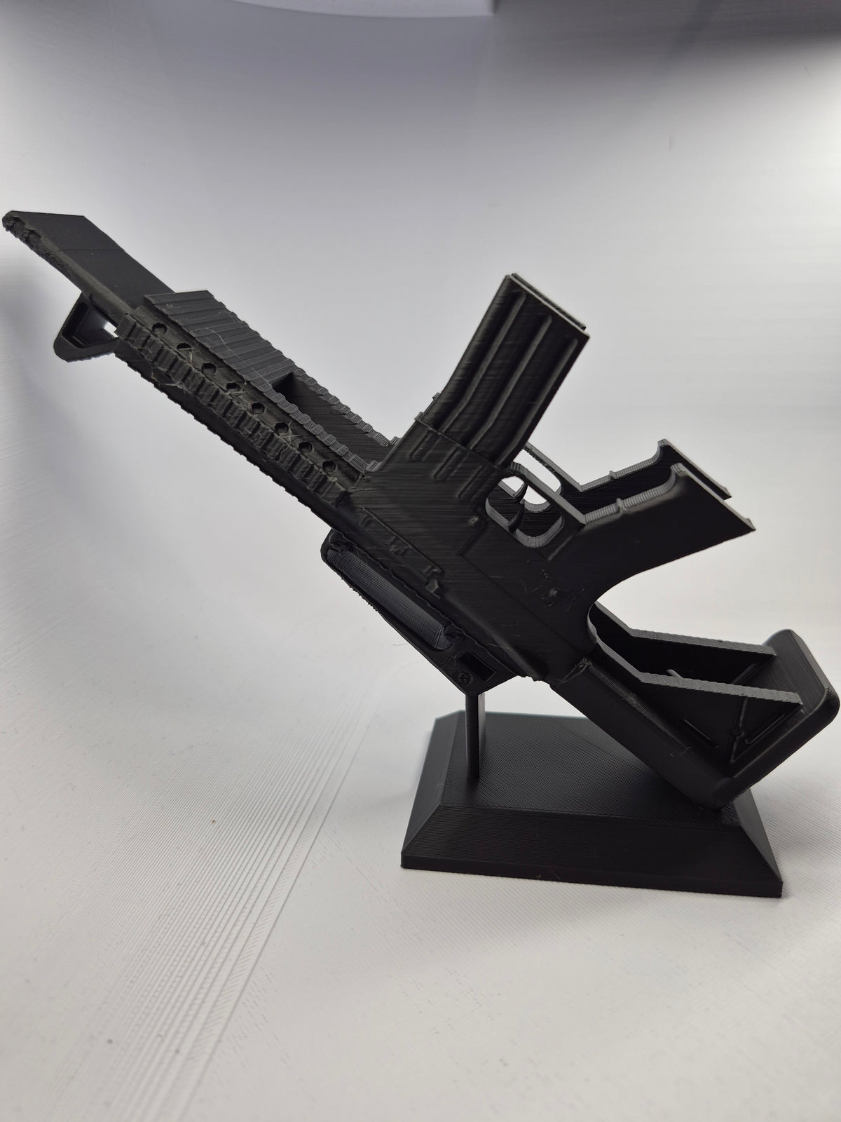 M4 Inspired Business Card Holder - 3D Printed Tactical Desk Organizer Gift