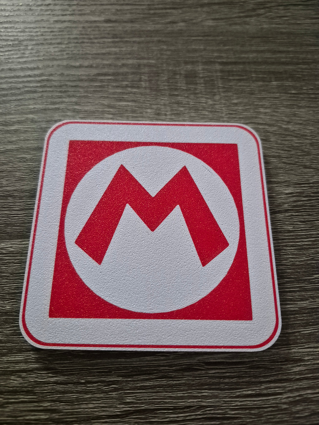 Retro Super Mario Coasters - 3D Printed Gaming Decor & Gamer Gift