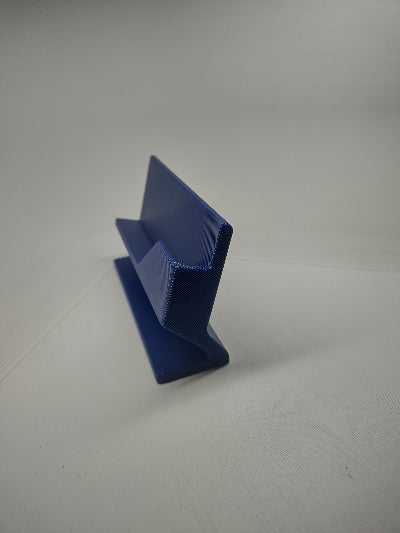 3D Printed Modern Business Card Holder - Minimalist Desk Organizer for Office & Professional Use